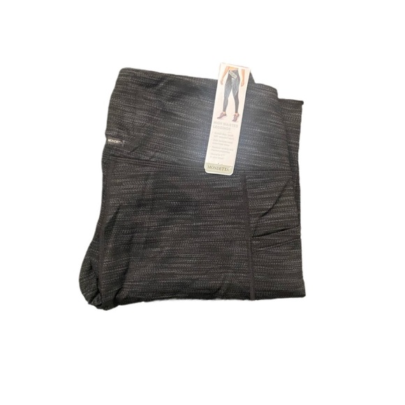 Mondetta Performance Luxury Women’s NWT High Waist Thermal Gray Leggings Sz M - Picture 4 of 5